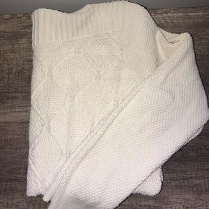 Cream cable knit sweater